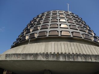 Imagen de archivo del exterior del edificio del Tribunal Constitucional. EFE/Emilio Naranjo