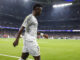 El delantero del Real Madrid, Vinicius Junior, durante el partido de la Liga de Campeones entre Real Madrid y AC Milán en el estadio Santiago Bernabéu, en una foto de archivo. EFE/Juanjo Martín