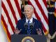 Fotografía de archivo del presidente de Estados Unidos, Joe Biden, durante una rueda de prensa, en Washington (Estados Unidos). EFE/ Octavio Guzmán