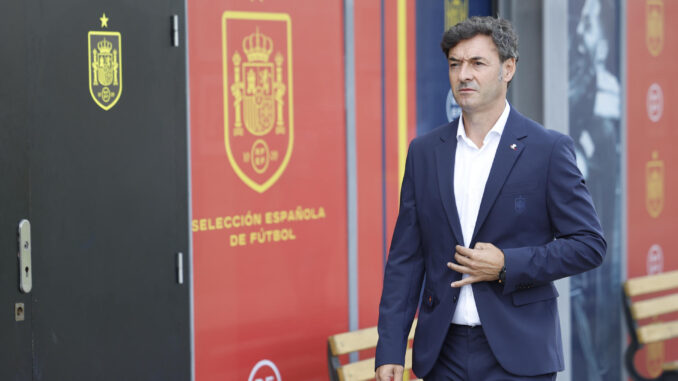 Santi Denia, entrenador de la selección sub-21 de fútbol. EFE/Mariscal/Archivo
