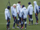 El entrenador del Real Madrid Carlo Ancelotti durante el entrenamiento del equipo en la Ciudad Deportiva de Valdebebas este viernes.-EFE/ Mariscal