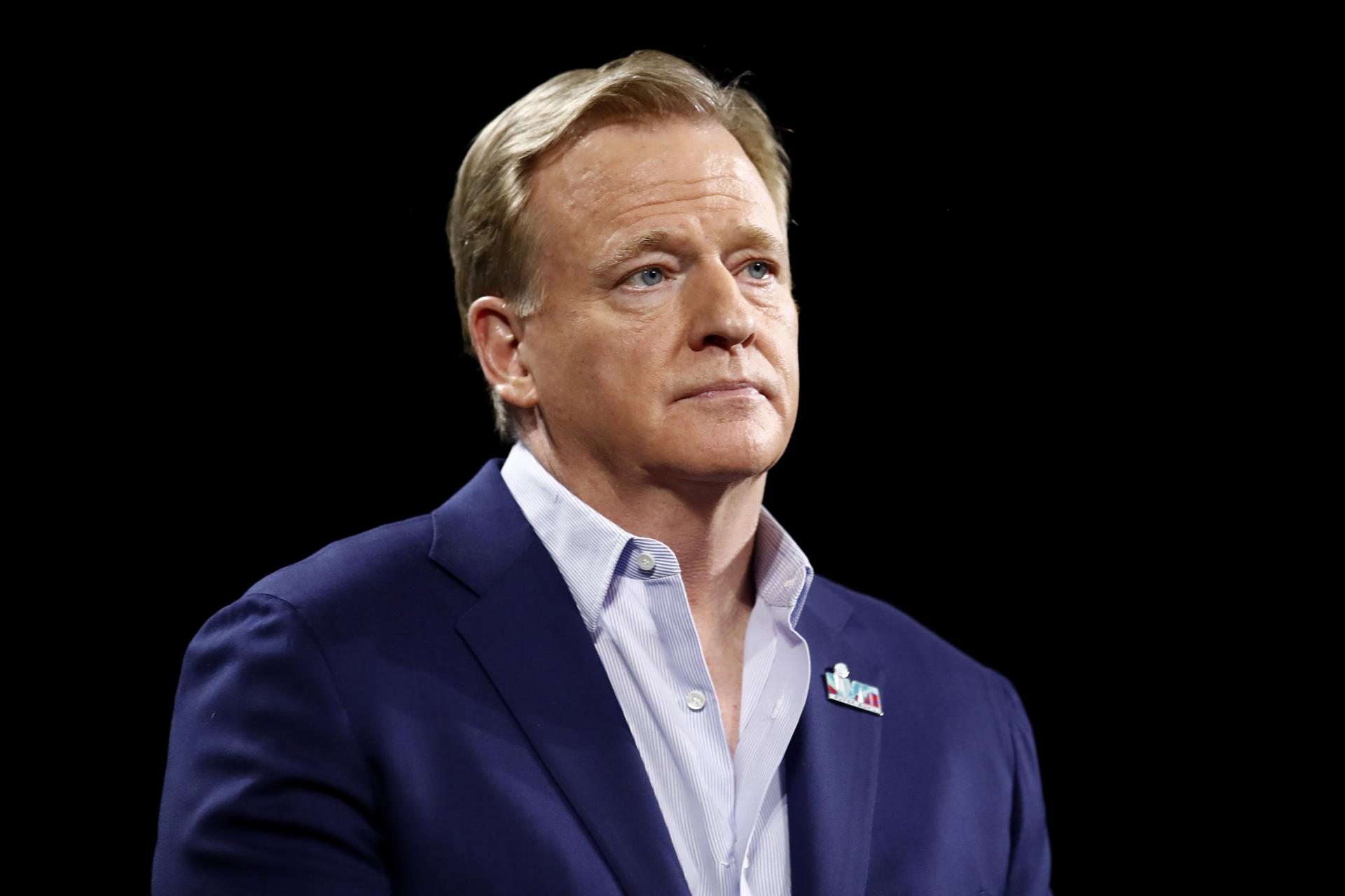 Imagen de archivo de Roger Goodell, comisionado de la NFL. EFE/EPA/CAROLINE BREHMAN
