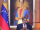 Fotografía cedida por el Palacio de Miraflores del presidente de Venezuela, Nicolás Maduro, durante el Foro Mundial de Desarrollo de las Zonas Especiales Económicas este viernes, en Caracas (Venezuela). EFE/ Marcelo García /Miraflores