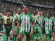 Alfredo Morelos de Nacional celebra un gol en el partido de vuelta de la final de la Liga Profesional de Colombia. EFE/ STR