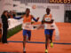 El etíope Berihu Aregawi (i) y el ugandés Jacob Kiplimo (d) entran primero y segundo en la carrera San Silvestre Vallecana que se disputa este martes 31 de diciembre en Madrid. EFE/Fernando Villar