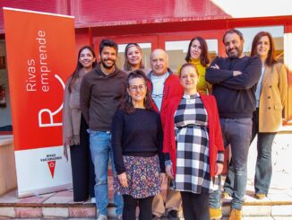 Protagonistas de los ocho proyectos de emprendimiento