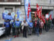 TOLEDO, 11/12/2024.- Concentración convocada por los sindicatos ante la sede provincial de Muface para reclamar que se resuelva la licitación de la asistencia sanitaria de dicha entidad. EFE/ Ismael Herrero