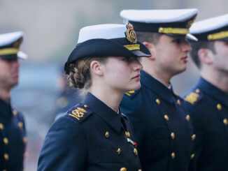 La princesa de Asturias en Cádiz este viernes. EFE/Román Ríos