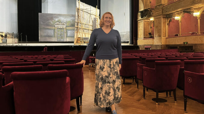 La soprano madrileña Saioa Hernández será la encargada de dar voz y rostro a Tosca enlLa Ópera de Roma que estrena este martes laobra en el mismo sitio y la misma hora en que lo hizo Giacomo Puccini hace 125 años. EFE/ Gonzalo Sánchez
