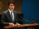 Fotografía de archivo del primer ministro de Canadá, Justin Trudeau, durante la 'Cumbre del Futuro' celebrada antes del Debate General de la 79ª sesión de la Asamblea General de las Naciones Unidas en la sede de las Naciones Unidas en Nueva York, Nueva York, EE. UU., 22 de septiembre de 2024 (emitido el 06 de enero de 2025). EFE/EPA/Olga Fedrova EPA-EFE/Olga Fedrova