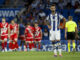 Brais Méndez, centrocampista de la Real Sociedad, tras el segundo gol del Rayo Vallecano, en el Reale Arena de San Sebastián en foto de archivo de Javier Etxezarreta. EFE