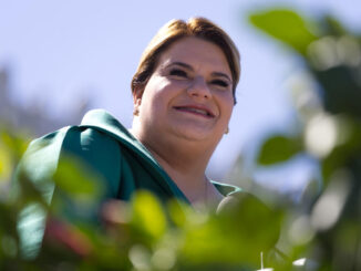 Fotografía de archivo de la gobernadora de Puerto Rico, Jenniffer González. EFE/ Thais Llorca