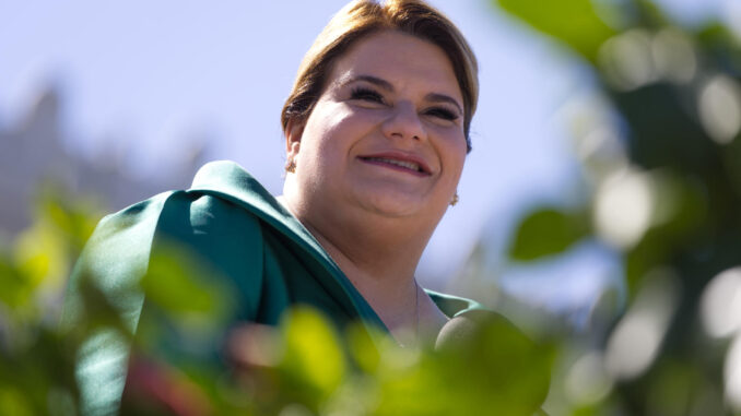 Fotografía de archivo de la gobernadora de Puerto Rico, Jenniffer González. EFE/ Thais Llorca
