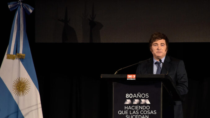 Fotografía de archivo del presidente argentino, Javier Milei. EFE/ Federico Gutiérrez
