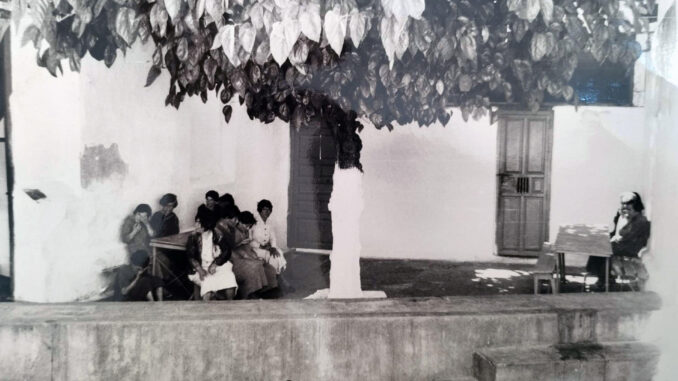 Fotografía del Patio de la sala 20 del Manicomio Provincial de Málaga, realizada en la primera mitad del siglo XX, perteneciente al fondo fotográfico Antonio Piña, de la Universidad de Málaga. Ser mujer y transgredir los roles femeninos tradicionales fueron, durante buena parte del siglo XX, motivos suficientes para acabar ingresada en una institución psiquiátrica, según Celia García-Díaz, autora del libro 'Un lugar para la locura de las mujeres. Historia(s) de la sala 20 del Manicomio Provincial de Málaga (1909-1950)'. EFE/Universidad de Málaga//SOLO USO EDITORIAL/SOLO DISPONIBLE PARA ILUSTRAR LA NOTICIA QUE ACOMPAÑA (CRÉDITO OBLIGATORIO)//
