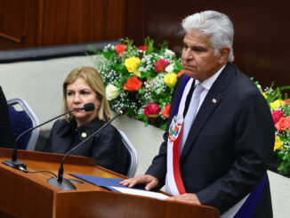 Fotografía de archivo del presidente de Panamá, José Raúl Mulino. EFE/ Gabriel Rodríguez