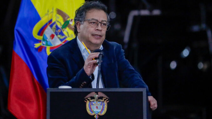 Fotografía de archivo del presidente de Colombia, Gustavo Petro. EFE/ Carlos Ortega
