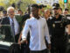 Foto de archivo del delantero brasileño del Real Madrid Vinicius Jr a su salida de los juzgados de Plaza de Castilla en Madrid. EFE/ Fernando Alvarado