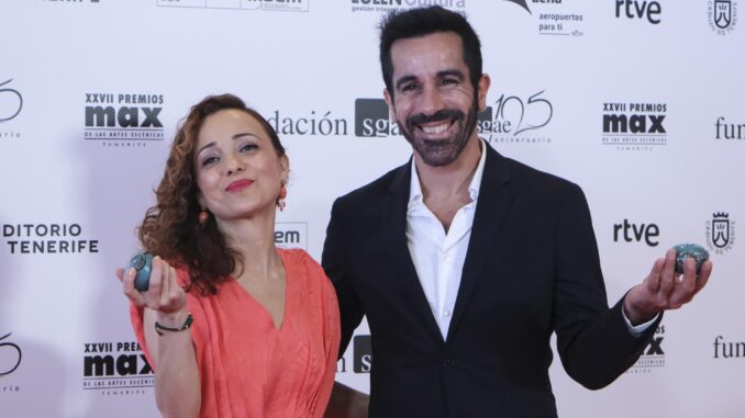 Fotografía de archivo de Olga Pericet y Daniel Abreu, ganadores de un Premio Max a la mejor coreografía por 'La Materia'. EFE/Alberto Valdés
