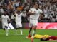 El centrocampista del Real Madrid Jude Bellingham celebra la consecución del 1-0 en la semifinal de la Supercopa disputada ante el Mallorca, en Yeda(Arabia Saudí). EFE/EPA/STRINGER