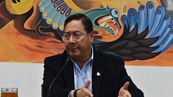 Fotogrfía de archivo del presidente de Bolivia, Luis Arce. EFE/STR
