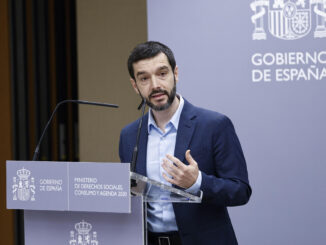 El ministro de Derechos Sociales, Pablo Bustinduy en Madrid este jueves. EFE/ Rodrigo Jiménez