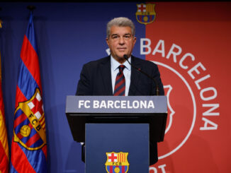 El presidente del FC Barcelona, Joan Laporta, en una imagen de archivo. EFE/ Alberto Estevez