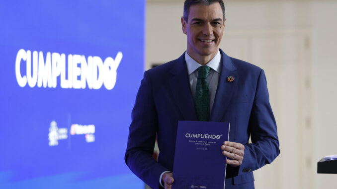 El presidente del Gobierno, Pedro Sánchez. EFE/ Chema Moya
