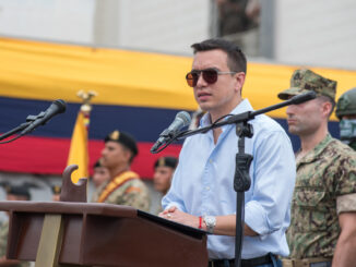 Fotografía de archivo del presidente de Ecuador, Daniel Noboa. EFE/ Mauricio Torres