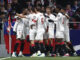 Los jugadores del Sevilla en una foto de archivo. EFE / Sergio Perez.