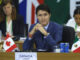 Fotografía de archivo del primer ministro de Canadá, Justin Trudeau, durante la apertura del segundo día de la Cumbre de jefes de Estado del G20 en Río de Janeiro (Brasil). EFE/ Sebastiao Moreira