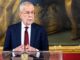 El presidente de Austria, Alexander Van der Bellen, este domingo. EFE/EPA/MAX SLOVENCIK