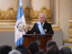 El secretario general de la OEA, Luis Almagro, habla al recibir una distinción honorífica en el Palacio Nacional de la Cultura este 10 de enero de 2025, en Ciudad de Guatemala (Guatemala). EFE/ Mariano Macz