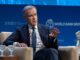 Fotografía de archivo de Mark Carney durante una mesa redonda en el tercer día de las Reuniones Anuales de 2023 del Fondo Monetario Internacional (FMI) y el Grupo del Banco Mundial (GBM) en Marrakech, Marruecos, el 11 de octubre de 2023. EFE/EPA/Jalal Morchidi