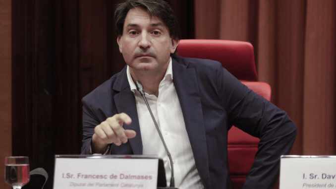 Imagen de archivo del diputado de JxCat en el Parlament Francesc de Dalmases. EFE/ Quique García
