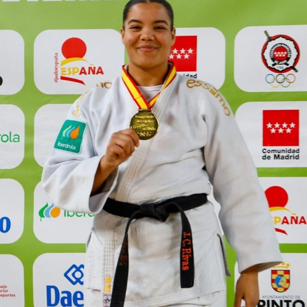 Vuelve a proclamarse campeona de España la judoca Nisrin Bousbaa