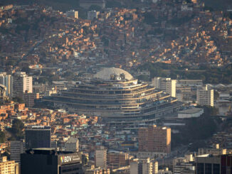 Fotografía del 19 de enero de 2026 que muestra la cárcel El Helicoide, en Caracas (Venezuela). EFE/ Ronald Peña R