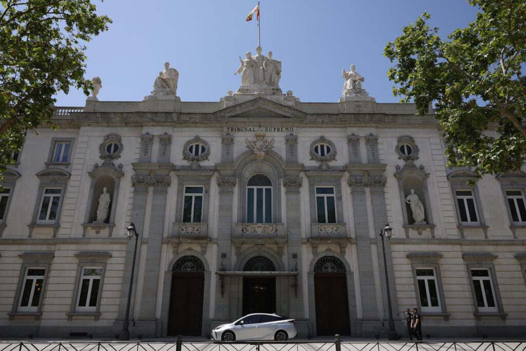 Fachada del Tribunal Supremo en Madrid, en una fotografía de archivo. EFE/ Mariscal