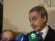 El ex presidente José Luis Rodríguez Zapatero asiste a la presentación del libro "Las huellas de la Transición", escrito por Robert M. Fishman e Ignacio Sánchez-Cuenca, este martes en el Ateneo de Madrid. EFE/ Juanjo Martín