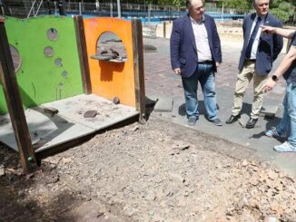 Gregorio, alcalde de Talavera de la Reina, presenta mejoras en el pasadizo de la N-502