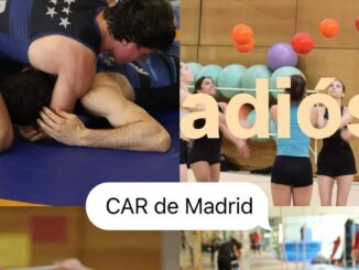 Sesión de entrenamiento en el Centro de Alto Rendimiento del Consejo Superior de Deportes de Madrid