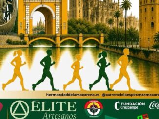Cartel de la I Carrera de la Esperanza de la Hermandad de la Macarena en Sevilla