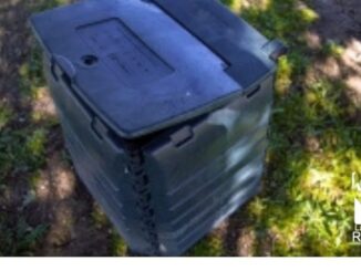 Compostera de 300 litros gratuita para reciclaje de residuos orgánicos en Las Rozas