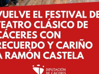 Presentación de la XXXVII edición del Festival de Teatro Clásico de Cáceres con autoridades provinciales