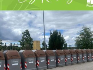 Contenedor marrón para recogida de materia orgánica en Las Rozas