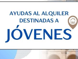 Campaña institucional del Ayuntamiento de Madrid sobre ayudas al alquiler para jóvenes. Imagen con información de subvenciones de vivienda y emancipación juvenil.