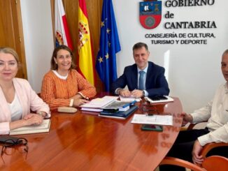 Visita del consejero Pedro Martínez Abad a Rionansa para revisar proyectos culturales del municipio