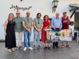 Alcalde José Manuel Tofiño entrega premios del VII Certamen de Pintura al Aire Libre a menores ganadores en Illescas