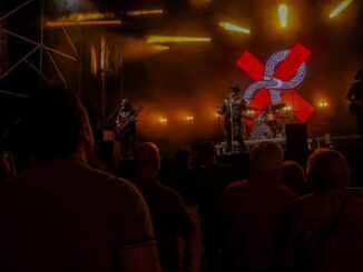 Seguridad Social durante su concierto en el recinto de Camelias en la gira 'Voy a Marte'
