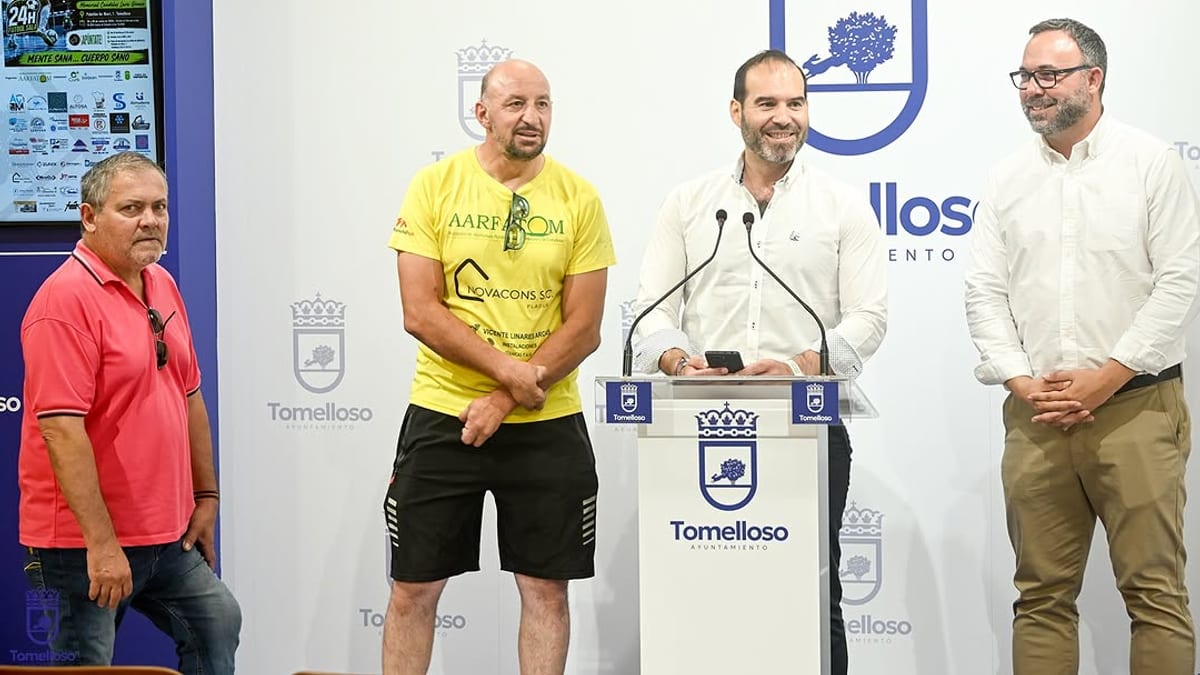 Cartel de promoción de las 24 horas de fútbol sala Memorial Candelas Lara de Tomelloso 2025